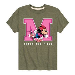 Boys' - Disney - Minnie Track And Field Short Sleeve Graphic T-Shirt - 1 of 4