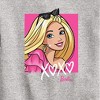 Boys' - Barbie - Xoxo Barbie Graphic Long Sleeve Fleece Sweatshirt - 2 of 4