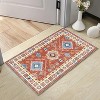 Boho Floral 4-Piece Kitchen Rug Set – Non-Skid, Washable Runner & Mats, Farmhouse Style - 3 of 4