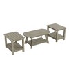 WestinTrends 3-Piece Outdoor Adirondack Coffee Table and Side Table Set - 4 of 4