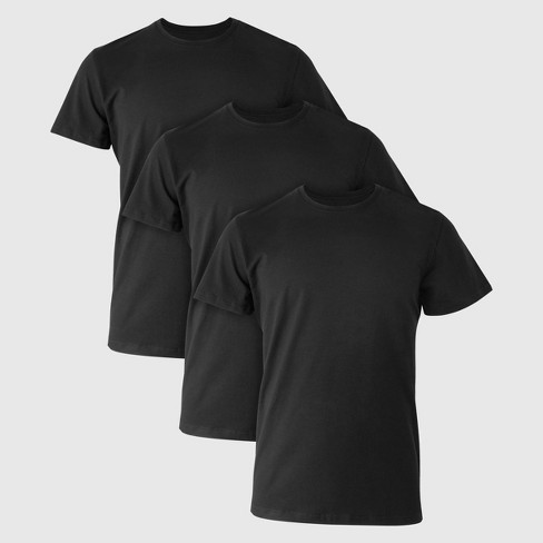 Hanes Men's 2 Pack FreshIQ Tagless Crewneck T-Shirts, White, Small