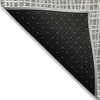 Taupe And Beige Striped Washable Indoor Outdoor Area Rug - 4 of 4