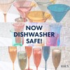 The Wine Savant Shatterproof Acrylic Muted Colored Wine Glasses, Stylish & Luxurious Design & a Unique Addition to Home Bar - 6 pk - 3 of 4
