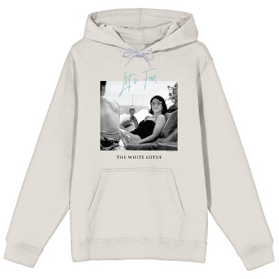  The White Lotus Lucia Let's Fun Vintage Italian Toast Logo Zip  Hoodie : Clothing, Shoes & Jewelry