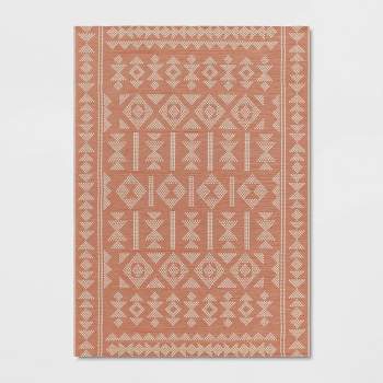 Geo Tapestry Rectangular Woven Outdoor Area Rug - Threshold™