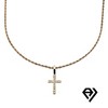 Aria Jeweler  2mm Rope Chain With Nugget Pendent - 2 of 4