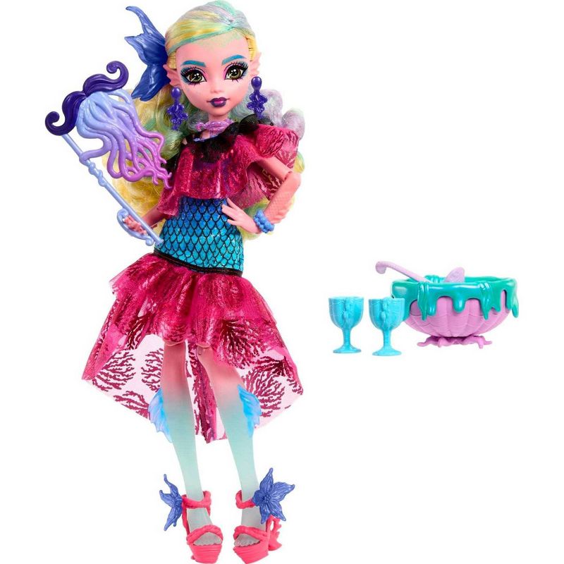 Monster High Lagoona Blue Fashion Doll in Monster Ball Party Dress with Accessories, 4 of 9