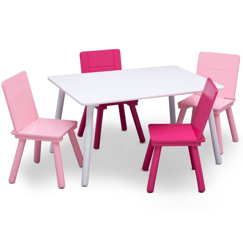 Delta Children Kids' Table and Chair Set 4 Chairs Included, 1 of 13