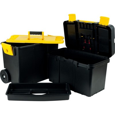 Fleming Supply 2-in-1 Portable Rolling Toolbox