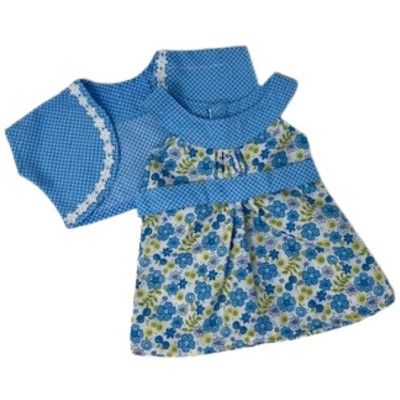 Doll Clothes Superstore Handmade Floral Sundress with Jacket – Fits 18-Inch Girl Dolls