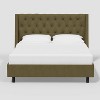 Gilford Wingback Platform Bed in Linen - Threshold™ - image 2 of 4