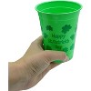 4E's Novelty 50 Pcs St Patrick's Day Party Cups Disposable Plastic 16 Oz Bulk Party Supplies for Kids Adults - 4 of 4
