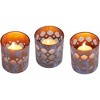 Pavilion Gift Company - Love Lives Here Bronze - 3 Assorted Votive Holders - Candle Holders - 4 of 4