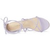 Allegra K Women's Back to College Strappy Straps Lace Up Chunky Heel Sandals - 4 of 4