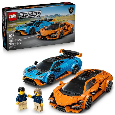 Детские конструкторы LEGO Speed Champions Lamborghini Revuelto & Huracán STO 77238