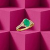 Ross-Simons 1.30 Carat Emerald and .40 ct. t.w. Diamond Ring in 14kt Yellow Gold - 4 of 4