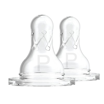 Dr. Brown's Narrow Baby Bottle Nipples - Preemie - Slowest Flow - 2pk