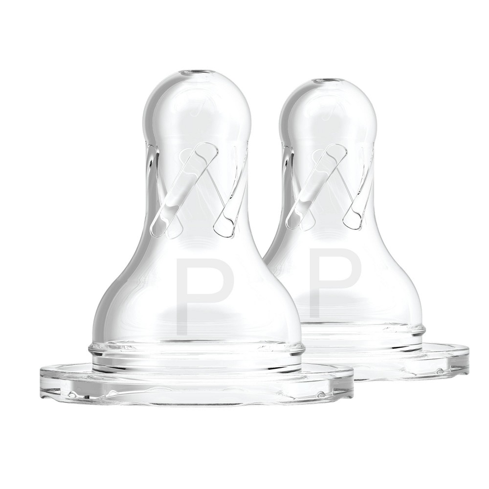 Dr. Brown s Narrow Baby Bottle Nipples - Preemie  Slowest Flow - 2-Pack