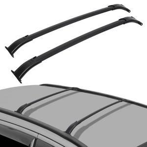 Roof Rack Cross Bars Compatible with Anti-Theft Lock Crossbar for Rooftop Cargo Carrier Bike Snowboard Luggage - 1 of 4