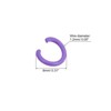 Unique Bargains Carbon Steel DIY Crafts Jewelry Making Open Connector Jump Rings 100 Pcs - 2 of 4