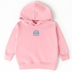 The Juniper Shop Embroidered Choose Joy Rainbow Toddler Hoodie - 1 of 4