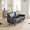 SKRAN Small Loveseat Sofa for Small Spaces, Comfy Small Couch for Bedroom with Thick Cushion, 2 Seater Couch Side Pocket for Living Room - 4 of 4