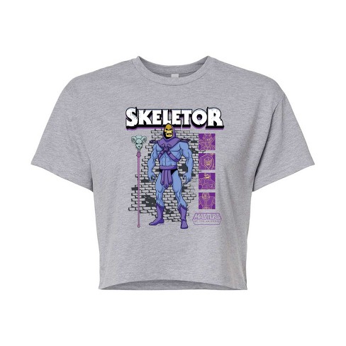 Women's - Masters of the Universe - Skeletor Cropped Graphic T-Shirt - image 1 of 4