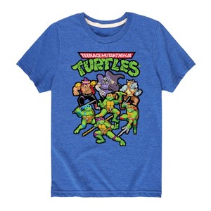 Boys' - Teenage Mutant Ninja Turtles - Pixel Gaming Group Short Sleeve Graphic T-Shirt - 1 of 4