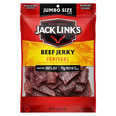 Jack Link's Teriyaki Beef Jerky - 5.85oz : Target