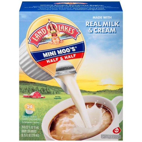 Land O Lakes Mini Moo S Half Half Coffee Creamer 24ct Target