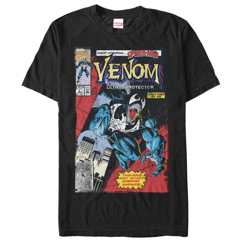 Men's Marvel Venom Lethal Protector Greatest Enemy T-Shirt, 1 of 6