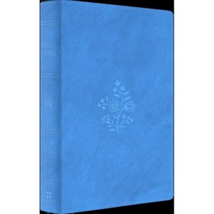 ESV Giant Print Personal Size Bible (Trutone, Nubuck Caramel, Wildflower Design) - by  Esv Bibles (Leather Bound) - 1 of 1