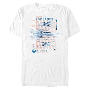 Men's Star Wars: The Rise of Skywalker X-Wing Details T-Shirt - 1 of 4