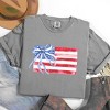 Simply Sage Market Watercolor Flag Coquette Garment Dyed Tee - 3 of 4