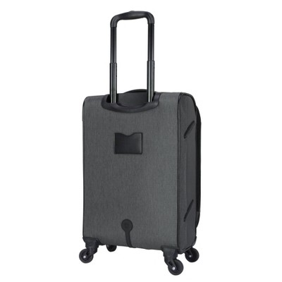 Skyline Softside Medium Checked Spinner Suitcase - Gray Heather_1