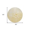Gold Yellow And Wheat Nautical Washable Indoor Outdoor Area Rug - 3 of 4