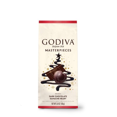 Godiva Masterpiece Holiday Dark Chocolate Ganache Heart - 5.3oz