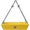 Birds Choice Color Pop Collection Recycled Plastic Hanging Tray Bird Feeder 11.25" - Yellow: UV & Weather-Resistant - image 3 of 4