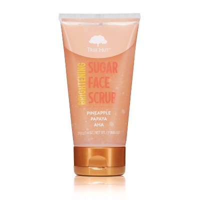 Tree Hut Brightening Pineapple & Papaya Face Scrub - 7.4oz