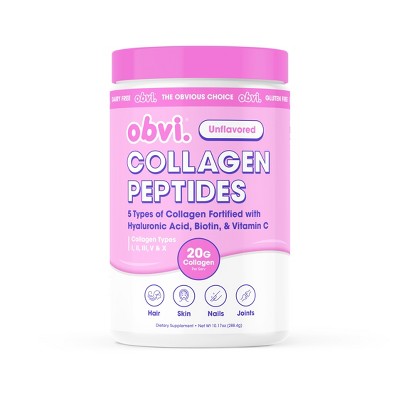 Obvi Unflavored Collagen Peptides Powder, Multi Collagen Supplement