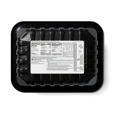 Fresh Cracked Peppercorn Crusted Beef Sirloin Petite Steaks - 16oz - Good & Gather™