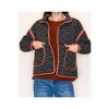 Women's Polar Collar Button Closure Floral Quilted Jacket - STACCATO - 2 of 4
