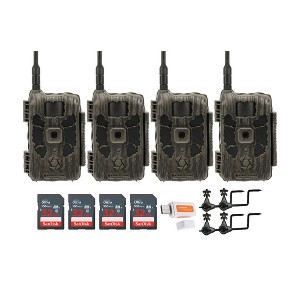 Stealth Cam 40MP Deceptor Max Cellular Trail Camera with Holder Bundle (4-Pack) - 1 of 4