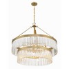 Crystorama Lighting Emory 9 - Light Chandelier in  Modern Gold - 4 of 4
