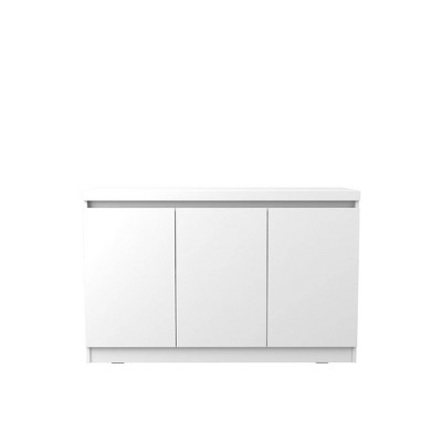 46.81" Viennese Buffet Stand White Gloss - Manhattan Comfort