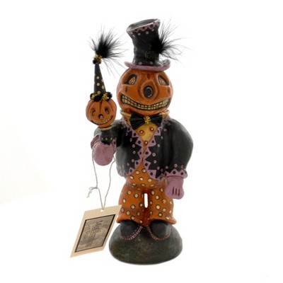 Charles Mcclenning 9.75 In The Mayor Halloween Pumpkin Figurine Figurines