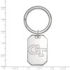 Black Bow Jewelry Sterling Silver Georgia Tech Yellow Jackets NCAA Key Chain - 2 of 3