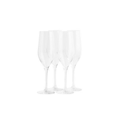 Stolzle Lausitz Grand Epicurean Crystal 10 Ounce Champagne Flute Glass, Set of 4