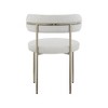 Meridian Furniture,Beacon Boucle Fabric Dining Chair, Set of 2 - 2 of 4