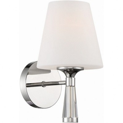 Crystorama Lighting Ramsey 1 - Light Sconce in  Polished Nickel